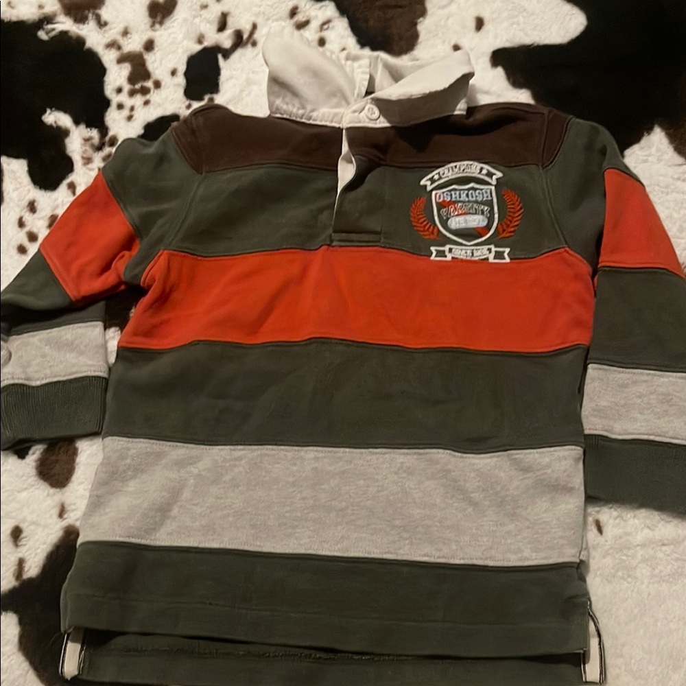 Kids Striped Rugby Shirt